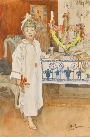 Ulf by Carl Larsson Oil Painting