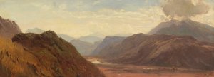 Weiter Blick in das Etschtal bei Bozen by Carl Millner Oil Painting