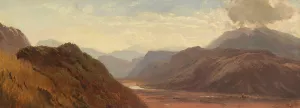 Weiter Blick in das Etschtal bei Bozen by Carl Millner Oil Painting