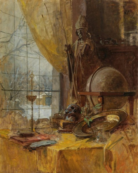 Main Product Photo of Atelieransicht Painting by Carl Moll