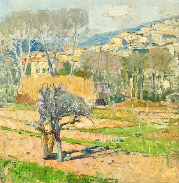Main Product Photo of Cagnes  Painting by Carl Moll