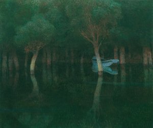 Dammerung by Carl Moll Oil Painting