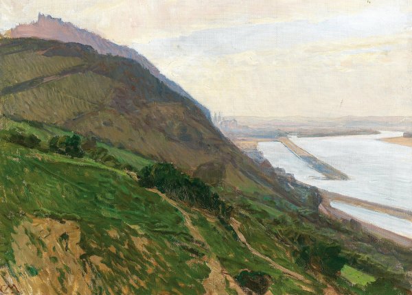 Main Product Photo of Donauansicht Painting by Carl Moll