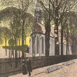 Kirche St Michael in Heiligenstadt by Carl Moll Oil Painting