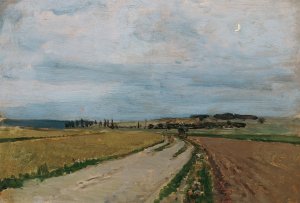 Stimmungsstudie Abend, Michelhausen by Carl Moll Oil Painting