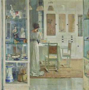 Weises Interieur by Carl Moll Oil Painting