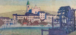 Parona di Valpolicella Oil painting by Carl Moser