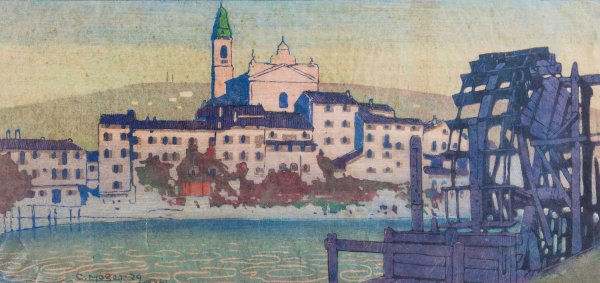 Main Product Photo of Parona di Valpolicella Painting by Carl Moser