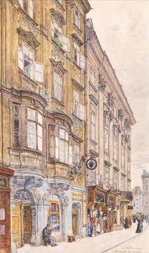 St Urbanikeller Am Hof by Carl Muller Oil Painting