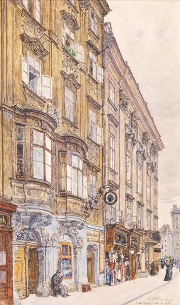 Main Product Photo of St Urbanikeller Am Hof Painting by Carl Muller