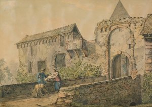 Ruin of the Tiefburg at Handschuhsheim by Carl Philipp Fohr Oil Painting