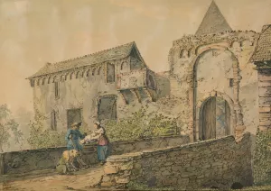 Ruin of the Tiefburg at Handschuhsheim by Carl Philipp Fohr Oil Painting