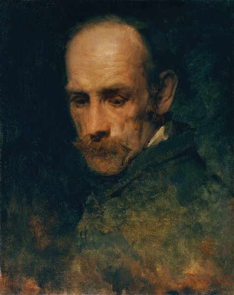 Kopfstudie by Carl Probst - Hand-Painted Oil Painting Reproduction
