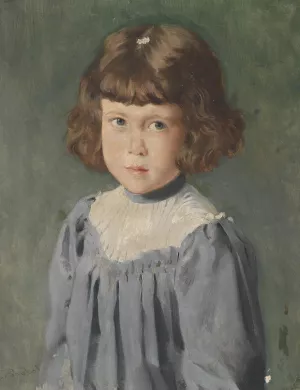 Madchenbildnis by Carl Probst Oil Painting