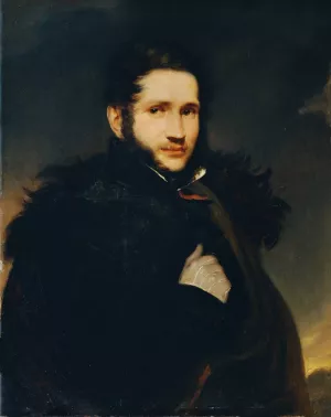 Der Bildhauer Adam Ramelmayr Oil painting by Carl Rahl