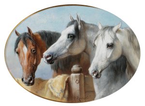 Good Friends Oil painting by Carl Reichert