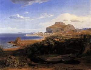Cefalu by Carl Rottmann Oil Painting