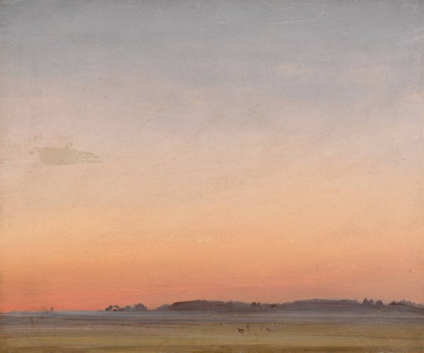 Landscape  by Carl Rottmann - Hand-Painted Oil Painting Reproduction