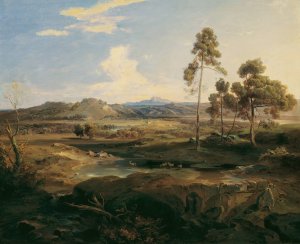 Olympia by Carl Rottmann Oil Painting