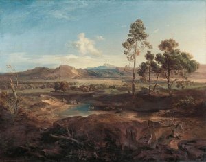 Olympia Oil painting by Carl Rottmann