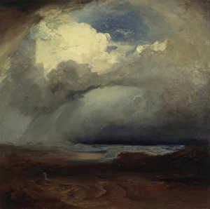 The Battlefield at Marathon by Carl Rottmann Oil Painting