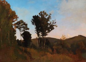 Waldrand bei Purkersdorf by Carl Schuch Oil Painting