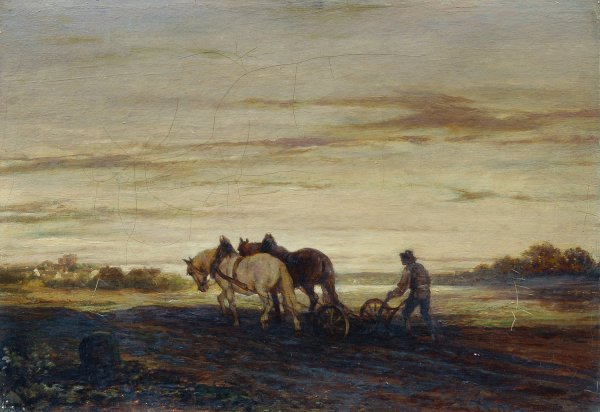Main Product Photo of Der Ackersmann Painting by Carl Schweninger