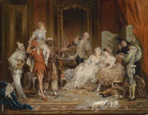 Karneval by Carl Schweninger Oil Painting