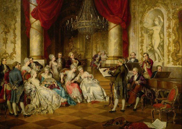 Main Product Photo of The Recital Painting by Carl Schweninger