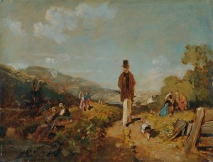 Der Hagestolz by Carl Spitzweg Oil Painting