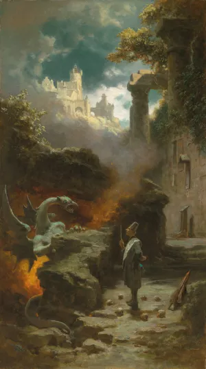 Der Hexenmeister by Carl Spitzweg Oil Painting
