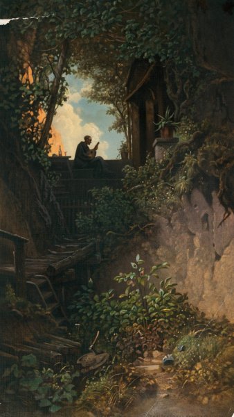 Main Product Photo of Golden Evening  Painting by Carl Spitzweg