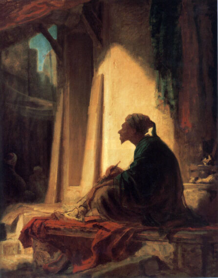 Main Product Photo of Orientale Im Bazaar Painting by Carl Spitzweg