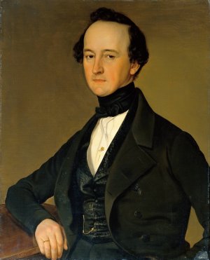 Dr. Franz Russ by Carl Teibler Oil Painting