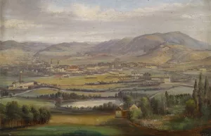 Industrielandschaft Oil painting by Carl Thondel