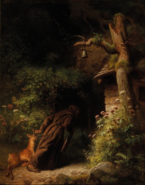 Main Product Photo of Der Waidbruder  Painting by Carl Trost