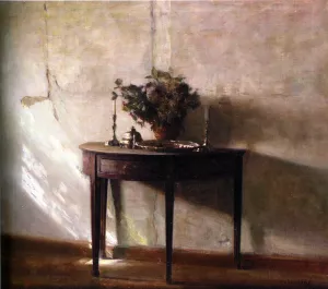 Interior I Sollys by Carl Vilhelm Holsoe - Oil Painting Reproduction