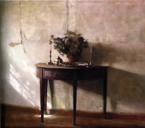 Interior I Sollys Oil painting by Carl Vilhelm Holsoe