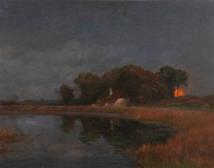 Abend by Carl Vinnen Oil Painting