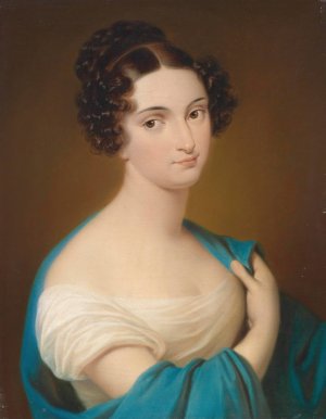 Bildnis Despina Nitto by Carl Von Saar Oil Painting