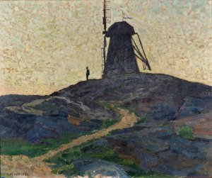 The Windmill by Carl Wilhelmson Oil Painting
