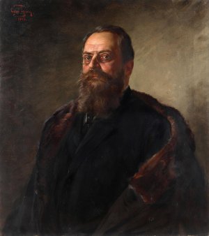 Selbstportrait by Carl Zewy Oil Painting
