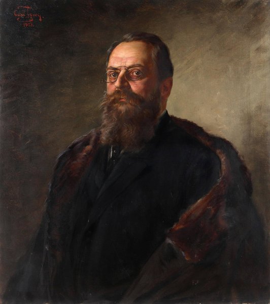 Main Product Photo of Selbstportrait Painting by Carl Zewy