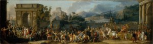 The Triumph of Aemilius Paulus by Carle Vernet Oil Painting