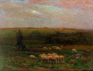 Evening after a Shower by Carleton Wiggins Oil Painting