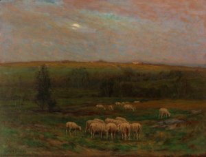 Evening After A Shower by Carleton Wiggins Oil Painting