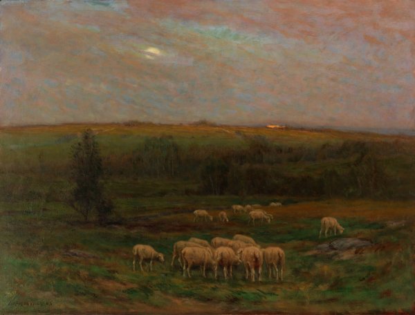 Main Product Photo of Evening After A Shower Painting by Carleton Wiggins