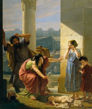 Der Bethlehemitische Kindermord by Carlo Arrienti Oil Painting