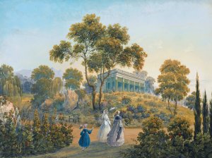 Seven Views Of Miskhor In The Crimea I by Carlo Bossoli Oil Painting