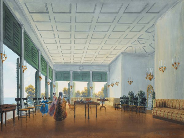 Main Product Photo of Seven Views Of Miskhor In The Crimea Ii  Painting by Carlo Bossoli